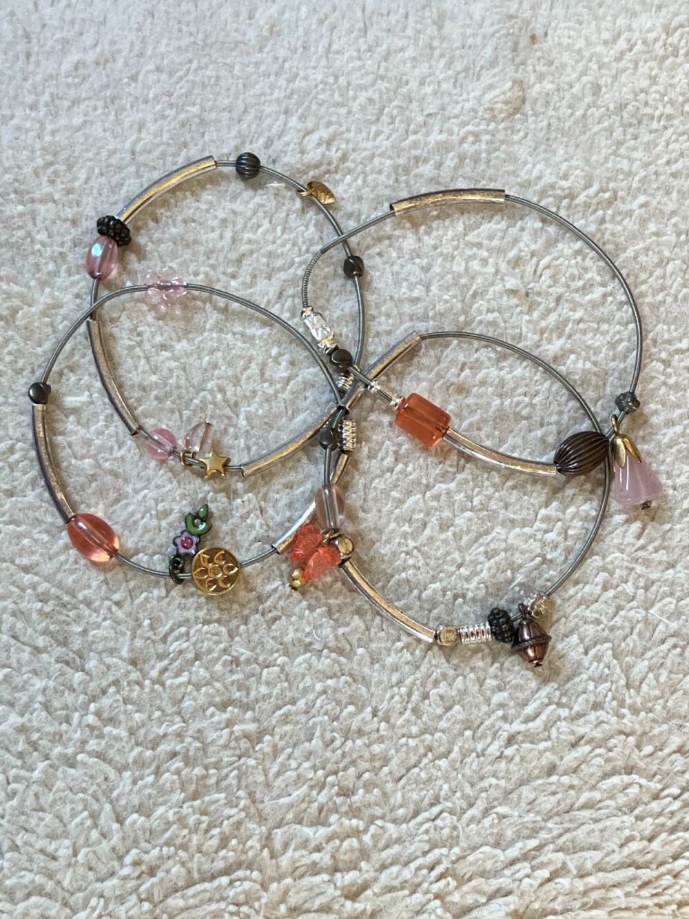 Stack Stretch Charm Bracelets - Picture 2 of 3